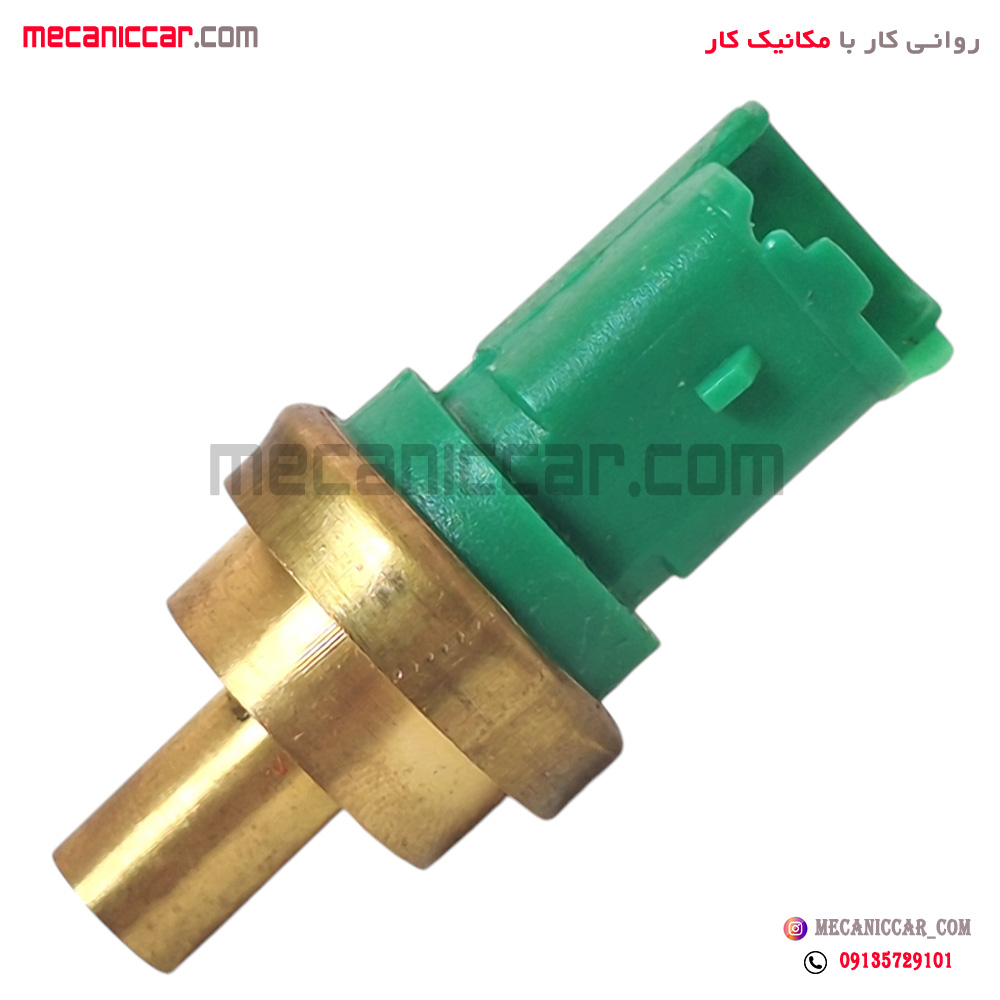 فشنگی (سنسور) دمای اب دو فیش سبز بدون رزوه پژو 206 تیپ 5 طهران پارت