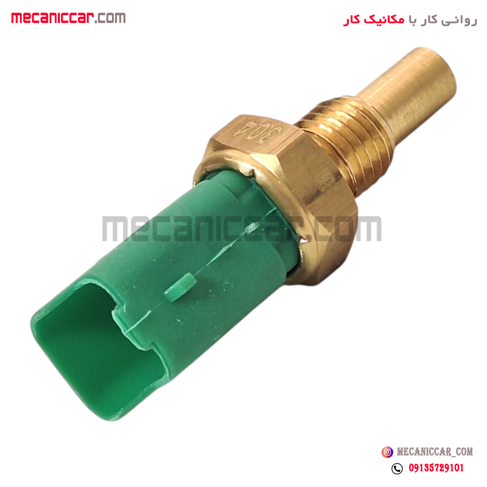 فشنگی (سنسور) دمای اب دو فیش سبز پژو 206 ای پی ان سی