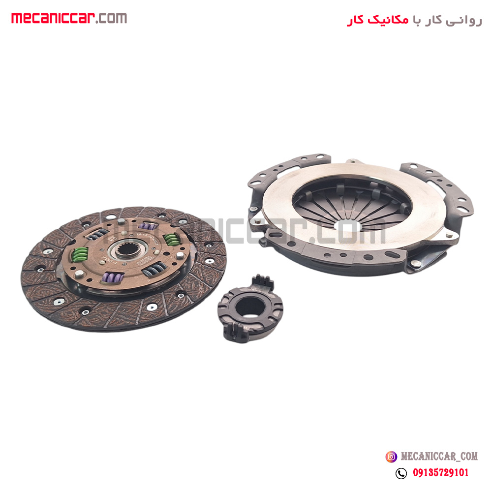 دیسک و صفحه کامل (کیت کلاچ طرح والئو) 6 فنره پری دمپر پژو 405 و پارس و سمند ایساکو