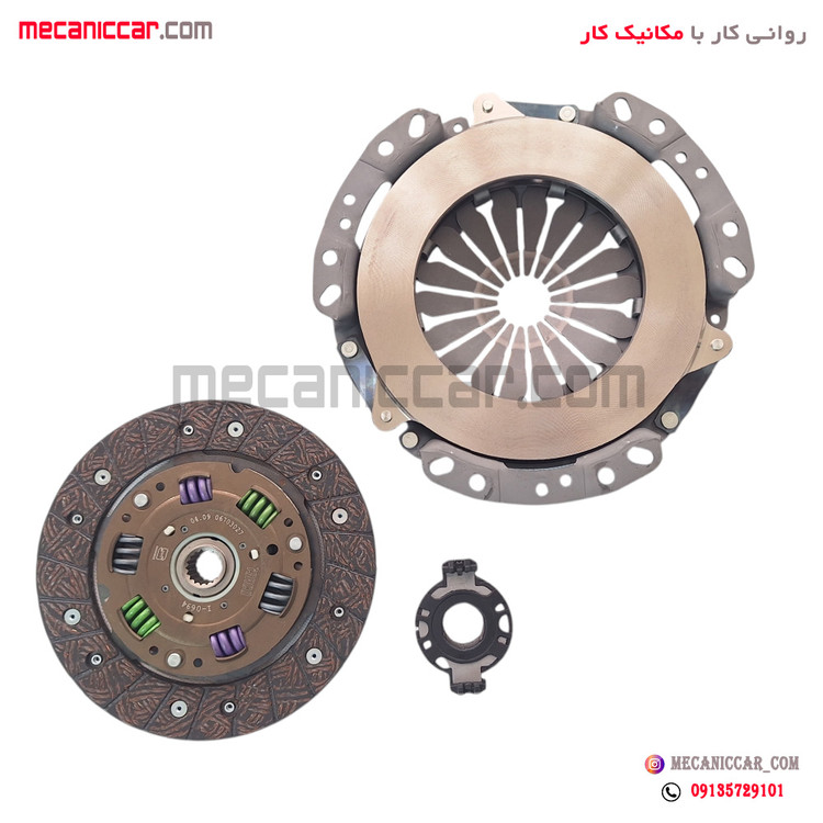 دیسک و صفحه کامل (کیت کلاچ طرح والئو) 6 فنره پری دمپر پژو 405 و پارس و سمند ایساکو