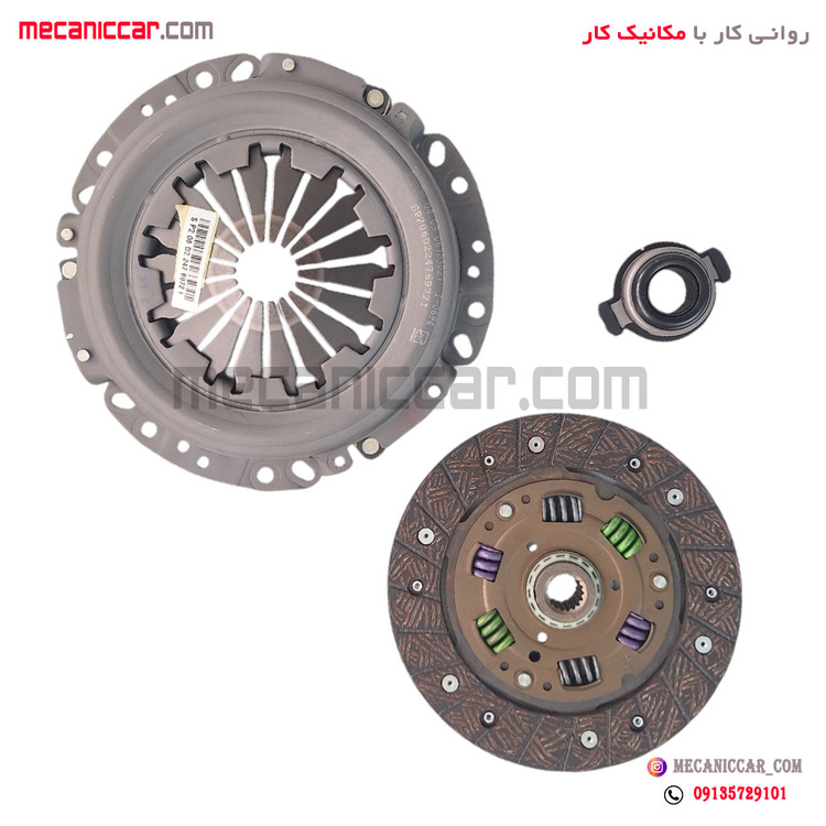 دیسک و صفحه کامل (کیت کلاچ طرح والئو) 6 فنره پری دمپر پژو 405 و پارس و سمند ایساکو