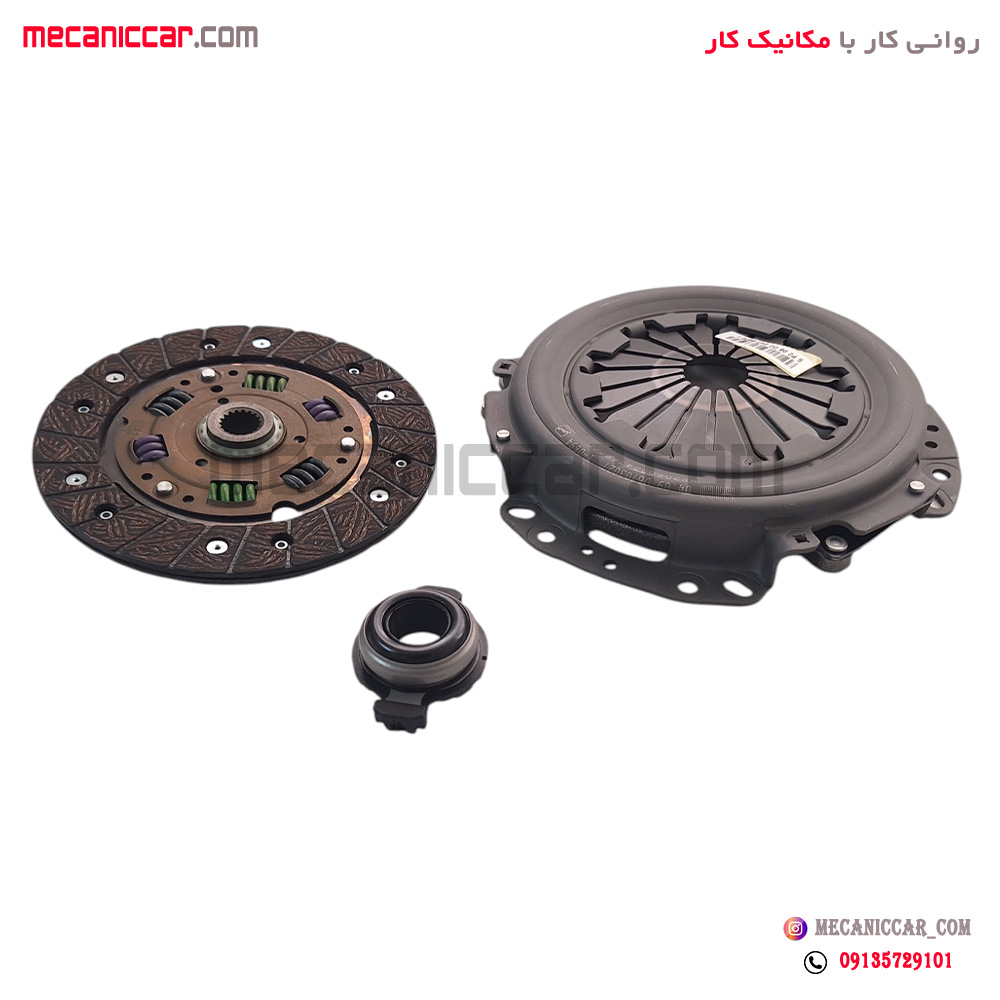 دیسک و صفحه کامل (کیت کلاچ طرح والئو) 6 فنره پری دمپر پژو 405 و پارس و سمند ایساکو