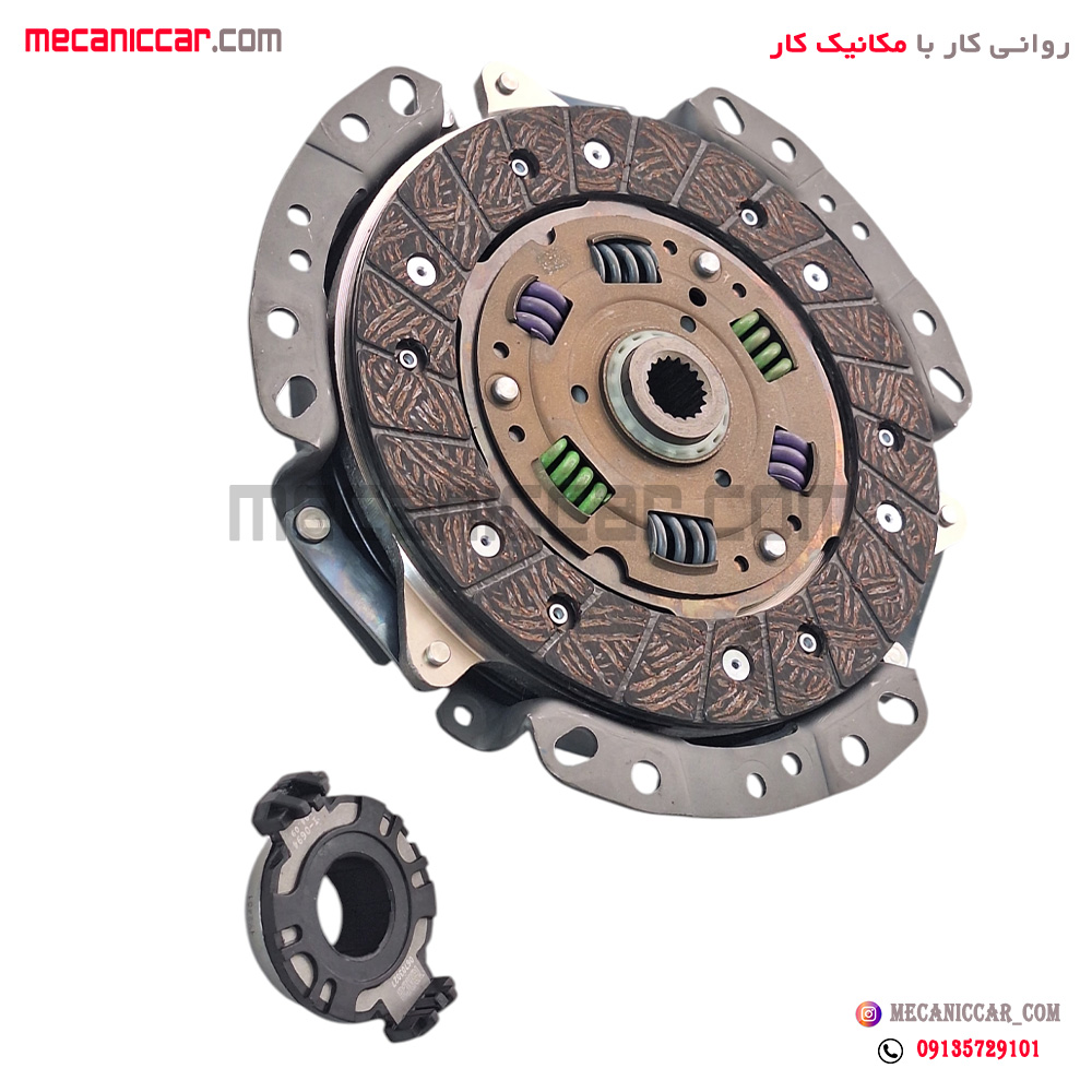 دیسک و صفحه کامل (کیت کلاچ طرح والئو) 6 فنره پری دمپر پژو 405 و پارس و سمند ایساکو