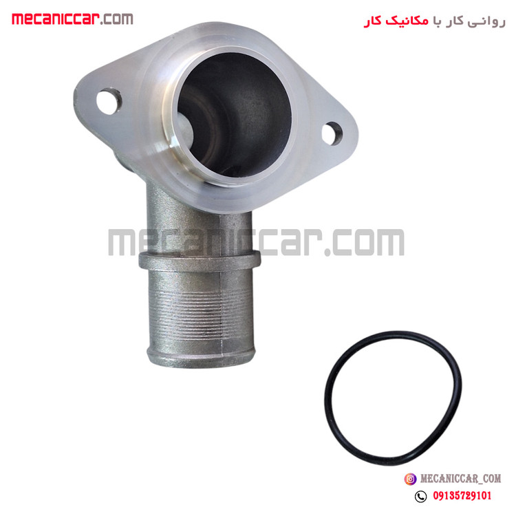 سه راهی اب پشت سیلندر موتور الومینیومی پژو 206 تیپ 5 اترنال