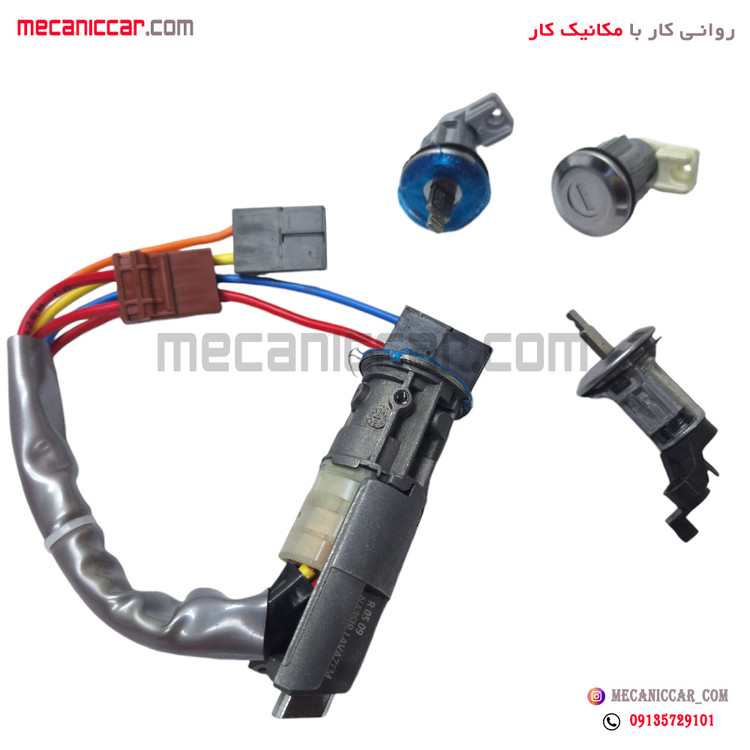 مجموعه سوئیچ استارت کامل پژو 405 و پارس جدید جک نایف نصیری