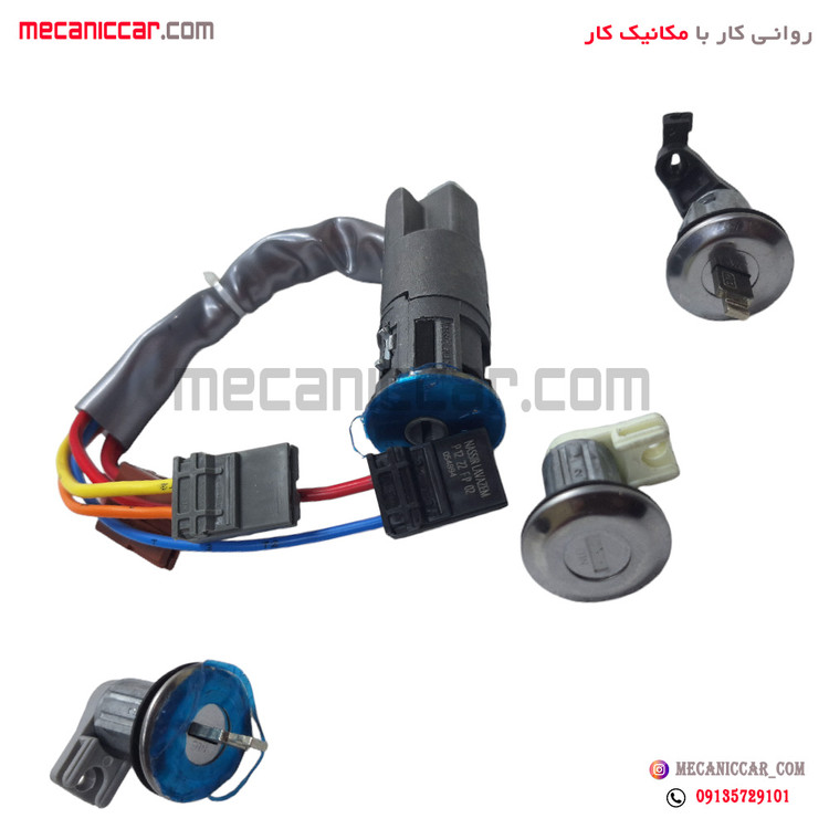 مجموعه سوئیچ استارت کامل پژو 405 و پارس جدید جک نایف نصیری
