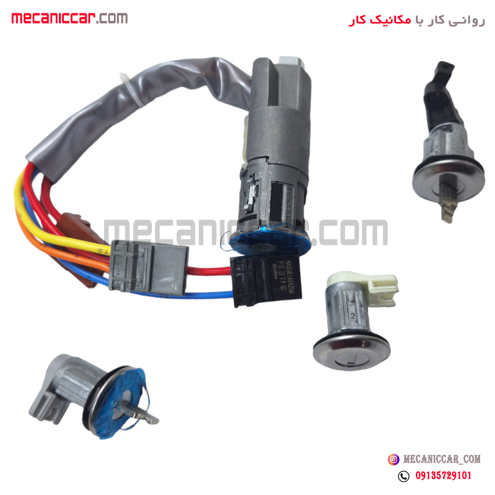 مجموعه سوئیچ استارت کامل پژو 405 و پارس جدید جک نایف نصیری