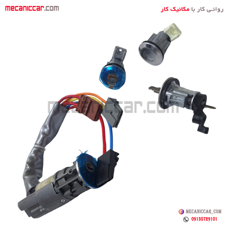 مجموعه سوئیچ استارت کامل پژو 405 و پارس جدید جک نایف نصیری