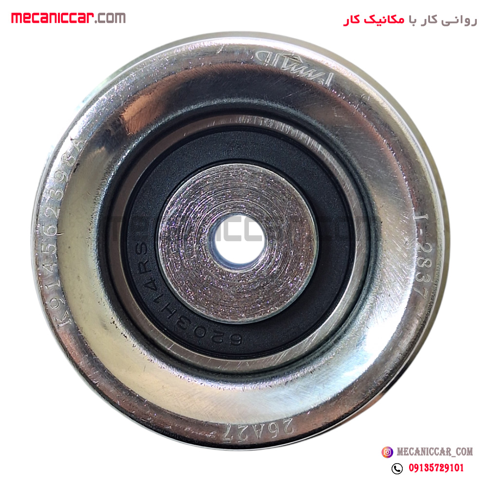 بلبرینگ تسمه تایم فلزی ثابت سمند ملی EF7 و دنا اورجینال ایساکو