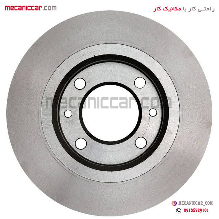 دیسک ترمز چرخ جلو پژو 206 تیپ 5 ایساکو (پک دو عددی)