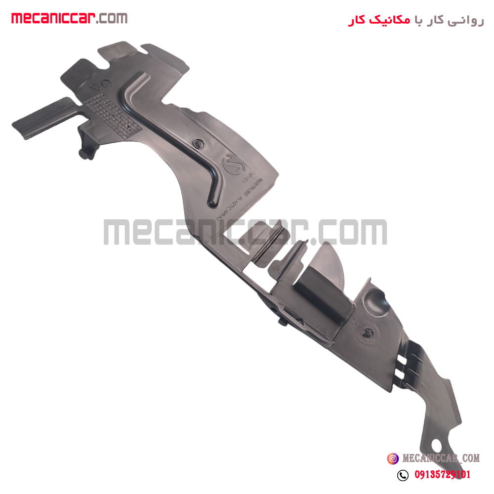 صفحه محافظ هدایت کننده جریان هوا (بادگیر) چپ پژو 207 ایساکو