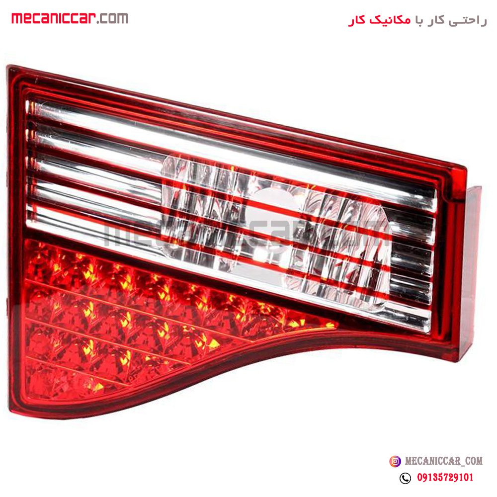 چراغ خطر روی صندوق چپ سمند سورن معمولی