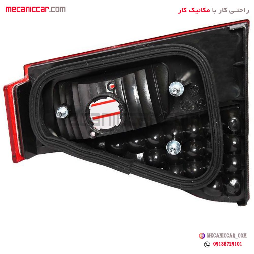 چراغ خطر روی صندوق چپ سمند سورن معمولی