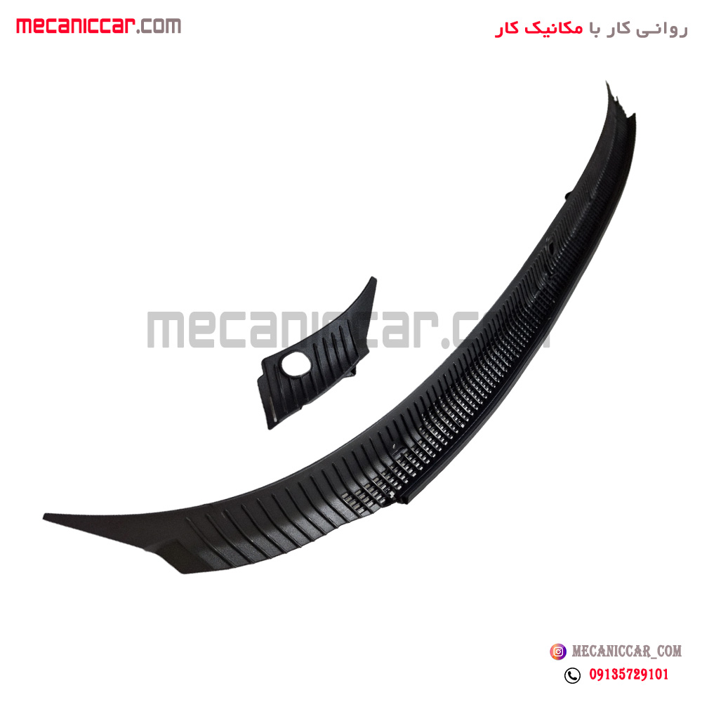 شبکه هواکش زیر برف پاک کن و شیشه کامل با متعلقات شیشه شوی پژو 405 و پارس تهران فام
