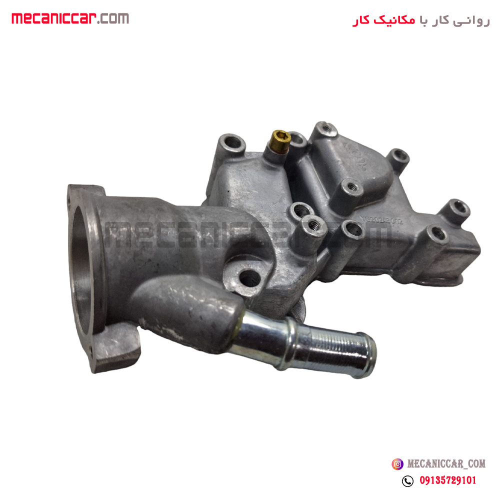 پوسته هوزینگ ترموستات (اب) الومینیومی تیپ 2 پژو 206 کهن دژ