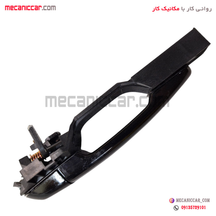 دستگیره درب بازکن بیرونی مشکی جلو چپ دنا و سمند سورن پلاس