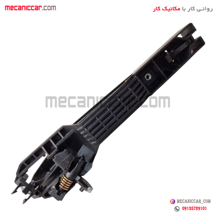 دستگیره درب بازکن بیرونی مشکی جلو چپ دنا و سمند سورن پلاس