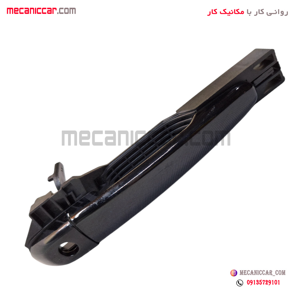 دستگیره درب بازکن بیرونی مشکی جلو چپ دنا و سمند سورن پلاس
