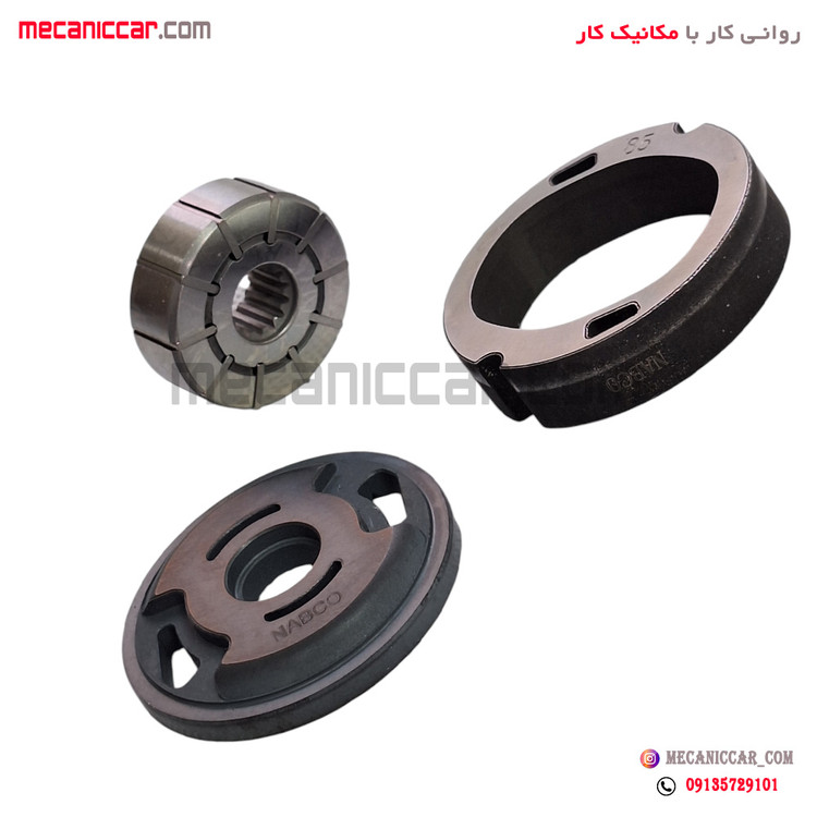 اسیابک پمپ هیدرولیک کامل (ماه و ستاره) پژو 206 نابکو