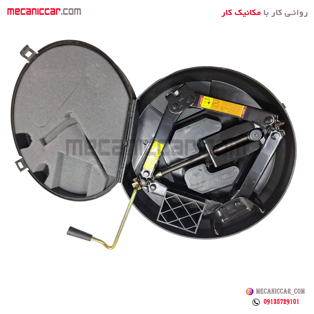 مجموعه پک کامل جک بالابر (کلیه خودروها) بدون اچار چرخ مدد