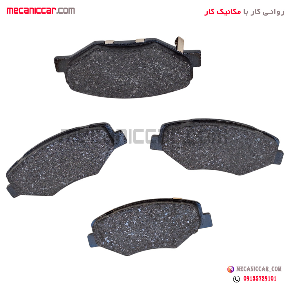 لنت ترمز چرخ جلو سمند ملی EF7 و دنا تکستار ایساکو