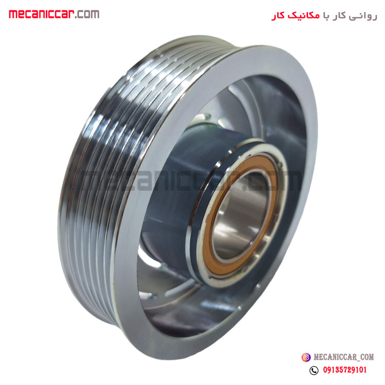 پولی کمپرسور کولر جدید پژو 206 هیرکان