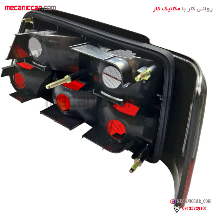 چراغ خطر قرمز-دودی روشن عقب چپ پژو پارس