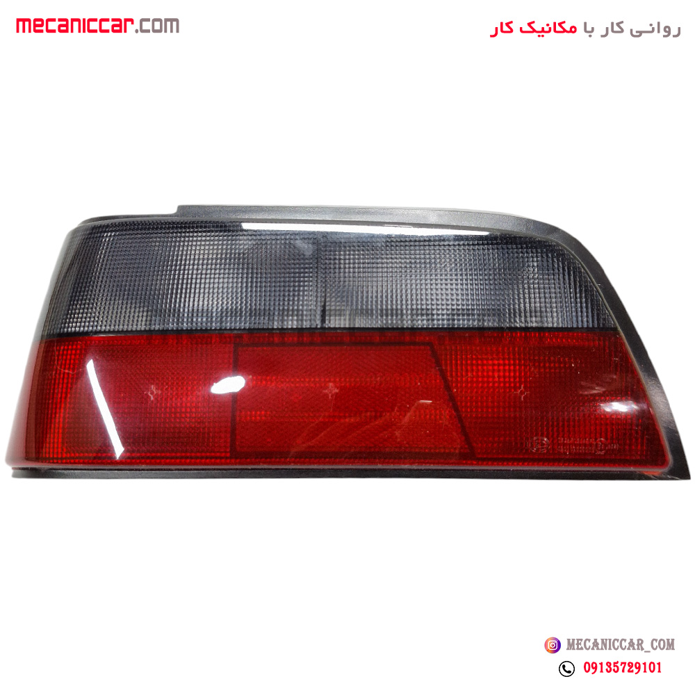 چراغ خطر قرمز-دودی روشن عقب چپ پژو پارس