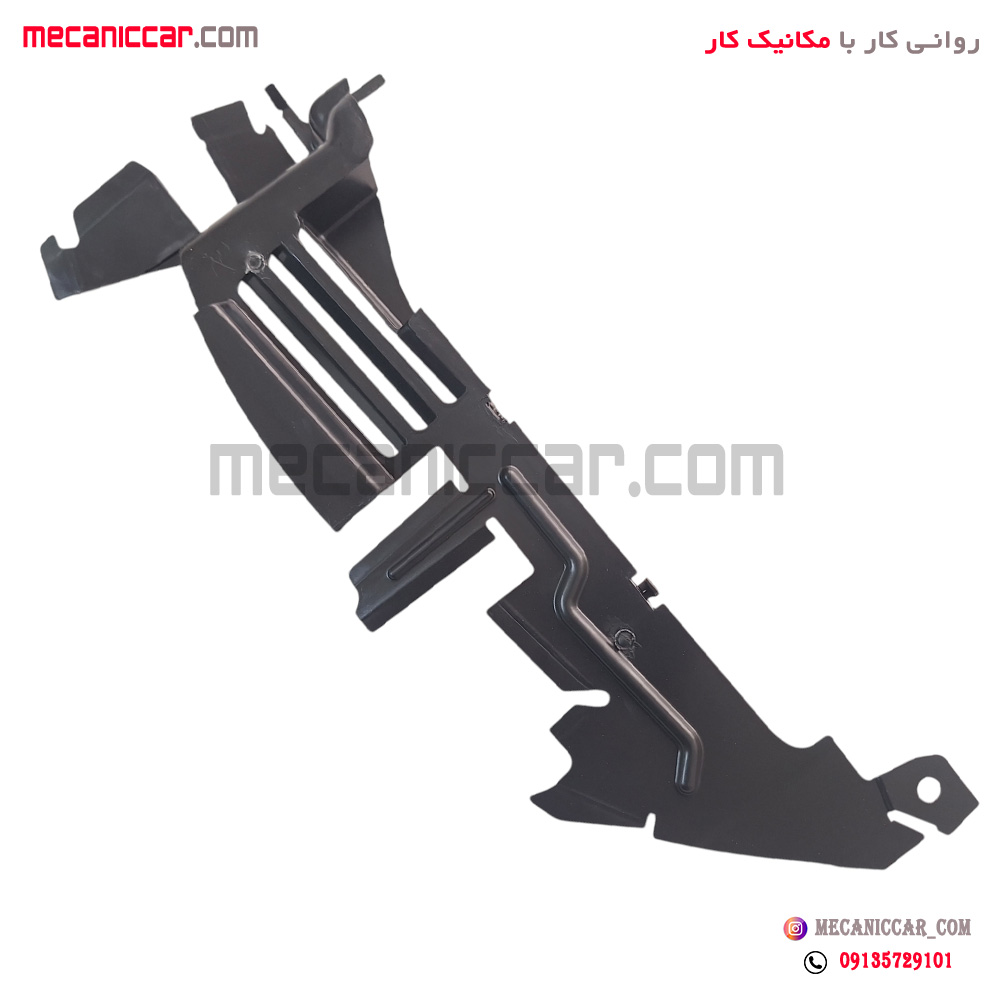 صفحه محافظ هدایت کننده جریان هوا (بادگیر) راست پژو 207 ایساکو