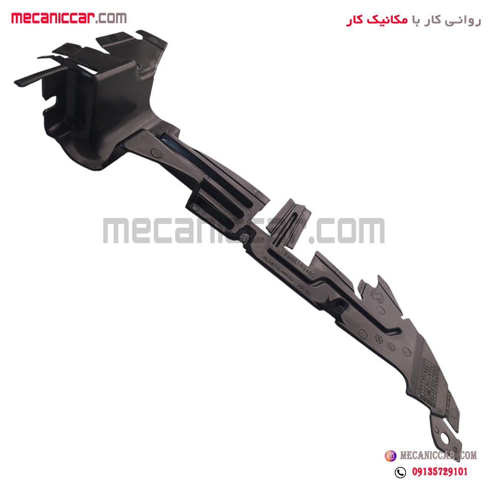 صفحه محافظ هدایت کننده جریان هوا (بادگیر) راست پژو 207 ایساکو