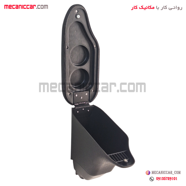 کنسول زیر ارنجی اسپرتی مشکی پژو 206 و 207 تیپ 2