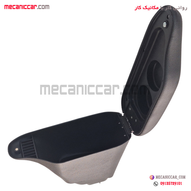کنسول زیر ارنجی اسپرتی مشکی پژو 206 و 207 تیپ 2