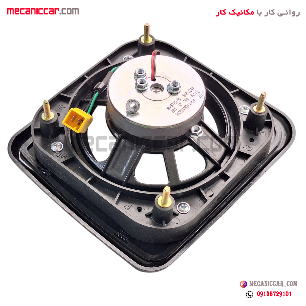 بلندگو با قاب طاقچه عقب پژو پارس چپ ایساکو
