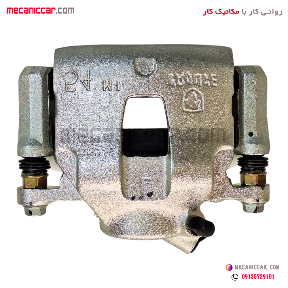 مجموعه کالیپر (سیلندر) ترمز چرخ جلو راست با لنت تکستار رانا و 206 تیپ 5 کروز