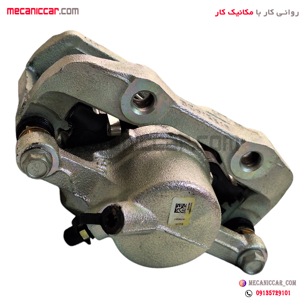 مجموعه کالیپر (سیلندر) ترمز چرخ جلو راست با لنت تکستار رانا و 206 تیپ 5 کروز