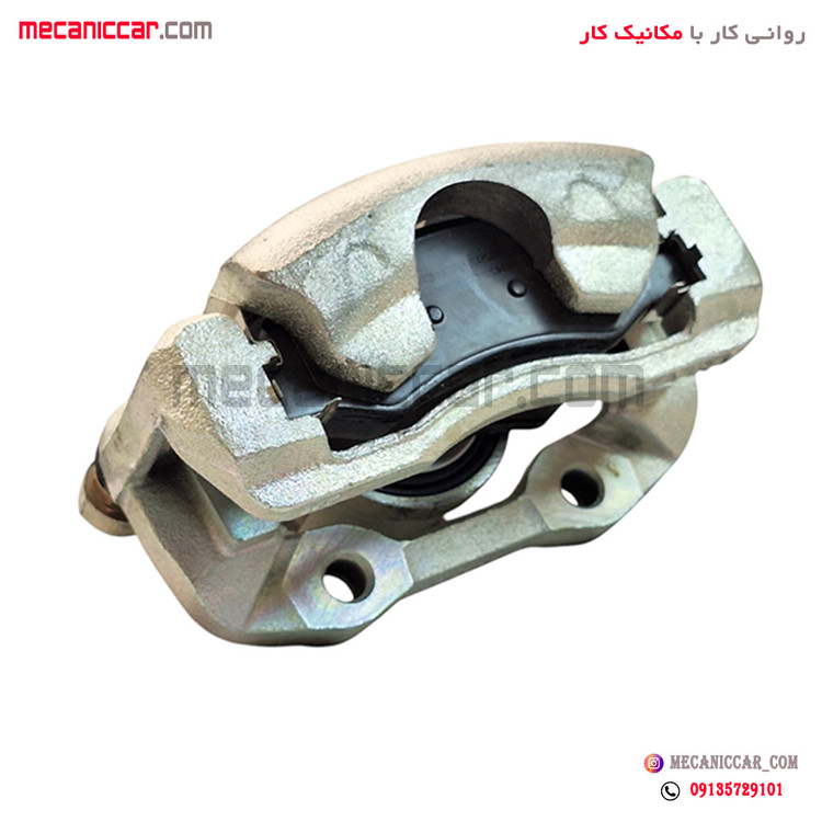 مجموعه کالیپر (سیلندر) ترمز چرخ جلو راست با لنت تکستار رانا و 206 تیپ 5 کروز