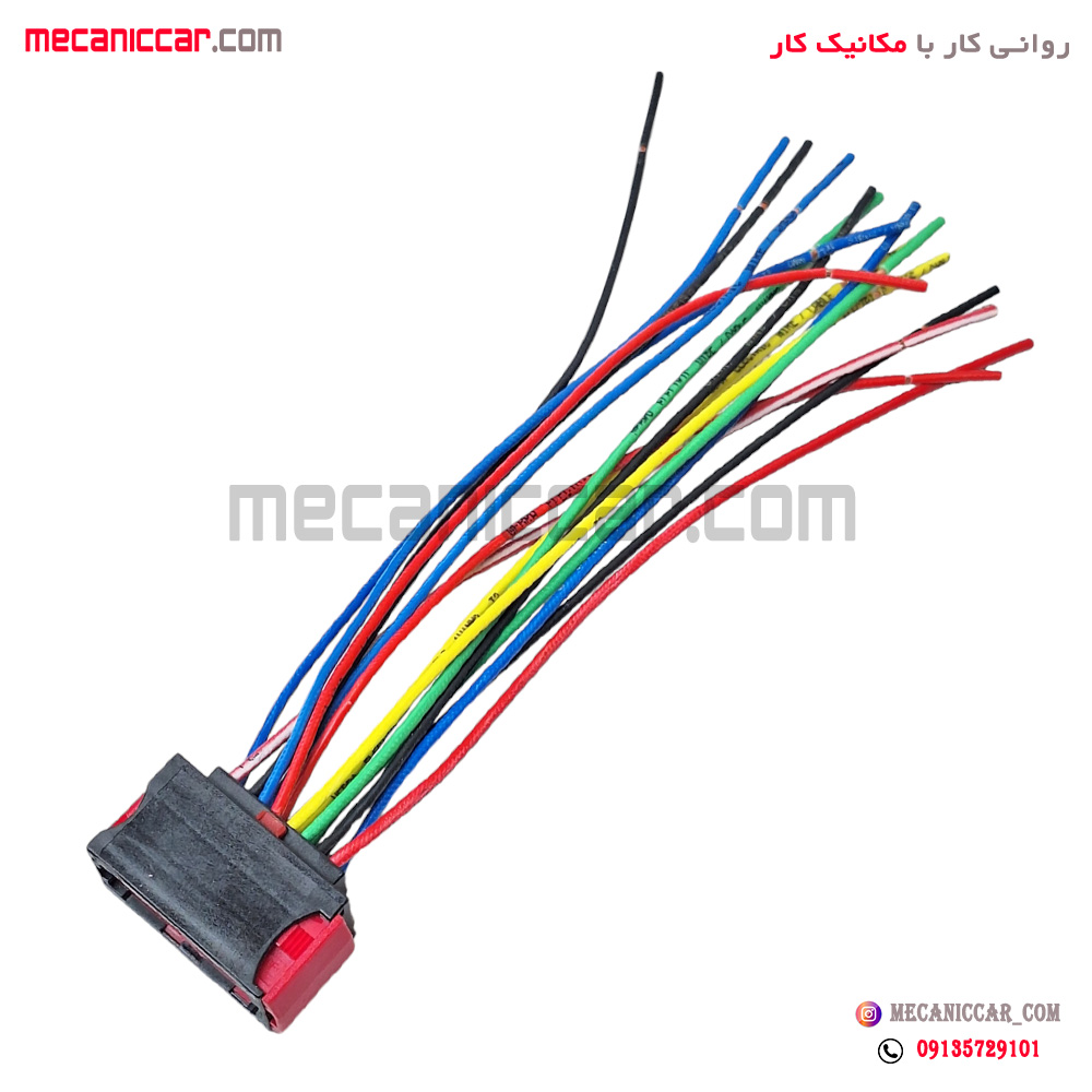 سوکت جعبه فیوز داخل موتور BSM پژو 206 ای پی ان سی