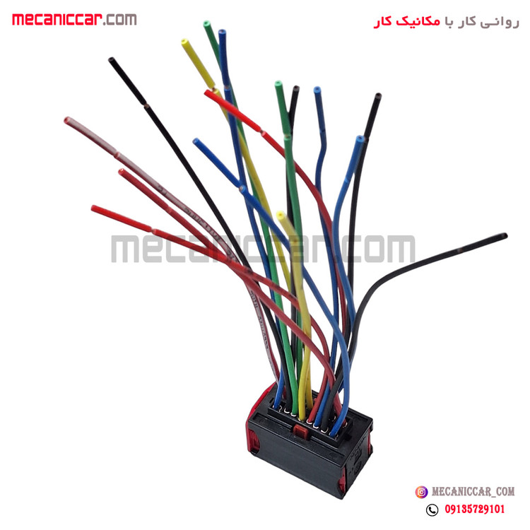 سوکت جعبه فیوز داخل موتور BSM پژو 206 ای پی ان سی