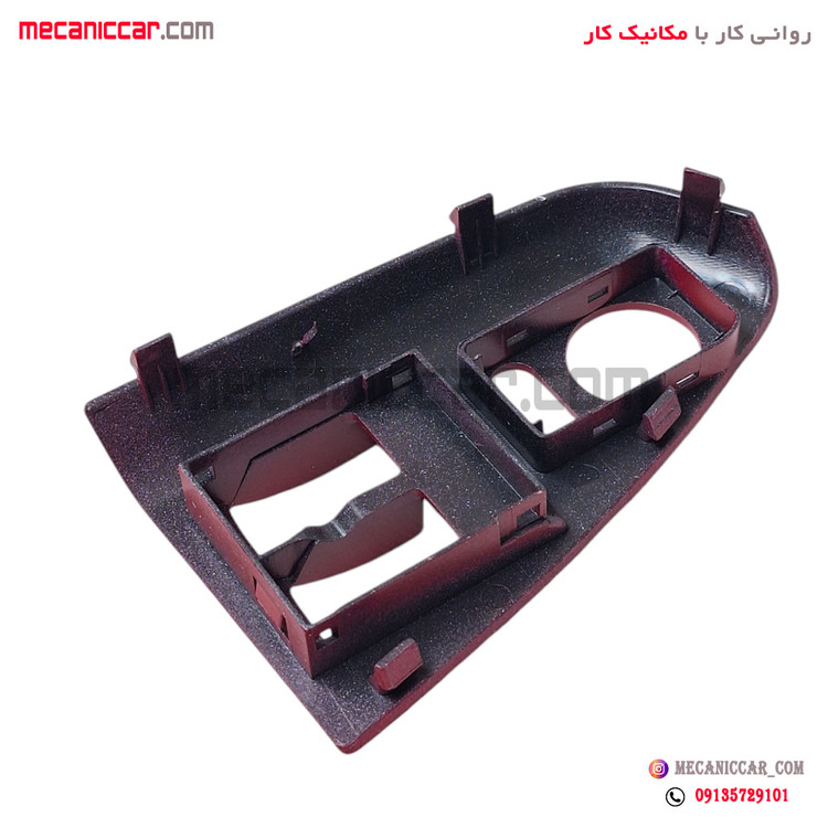 قاب دور کلید شیشه بالابر و کلید اینه قرمز چپ ساینا و کوئیک