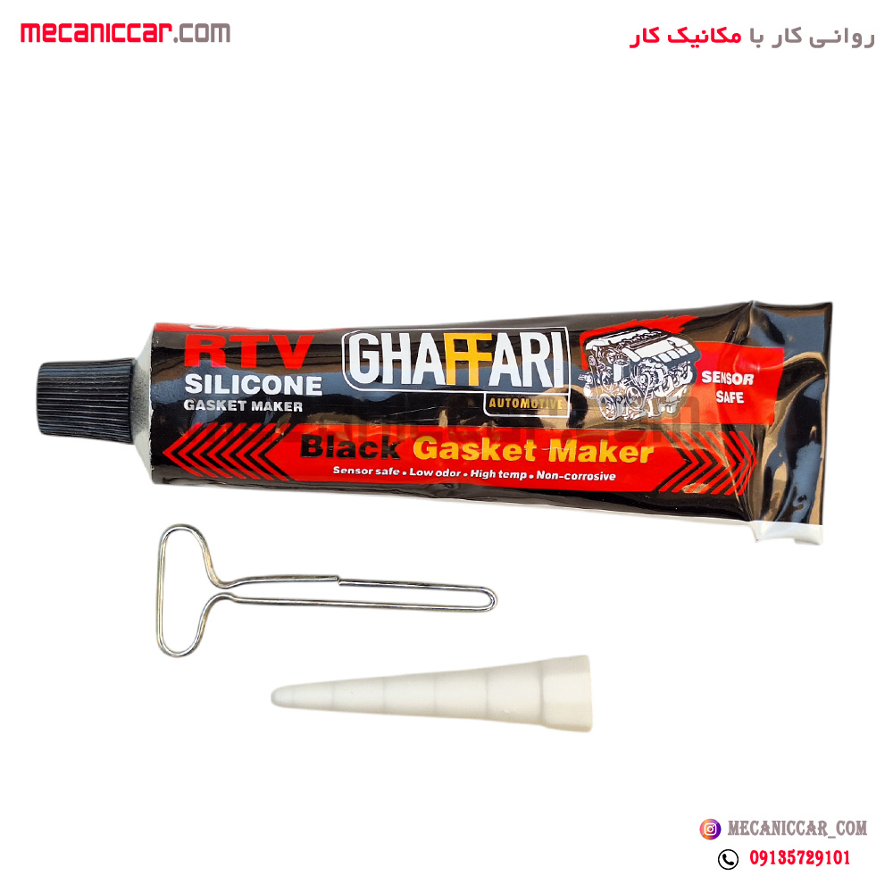 چسب واشر ساز حرارتی مشکی 85 گرمی خودروها غفاری