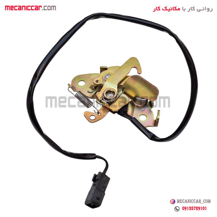 قفل درب موتور (کاپوت) با شاسی لادری پژو 206 نافذ