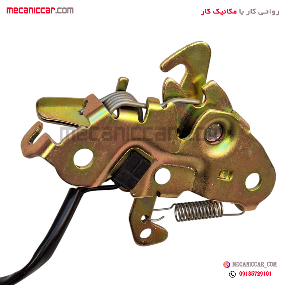 قفل درب موتور (کاپوت) با شاسی لادری پژو 206 نافذ
