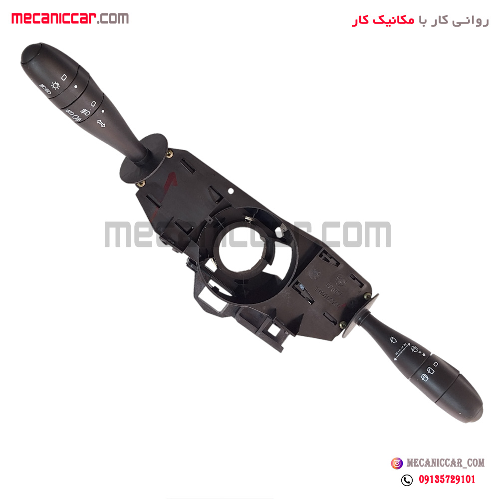 مجموعه دسته چراغ و راهنما بدون بوق پژو 206 تیپ 3 پلاس کروز