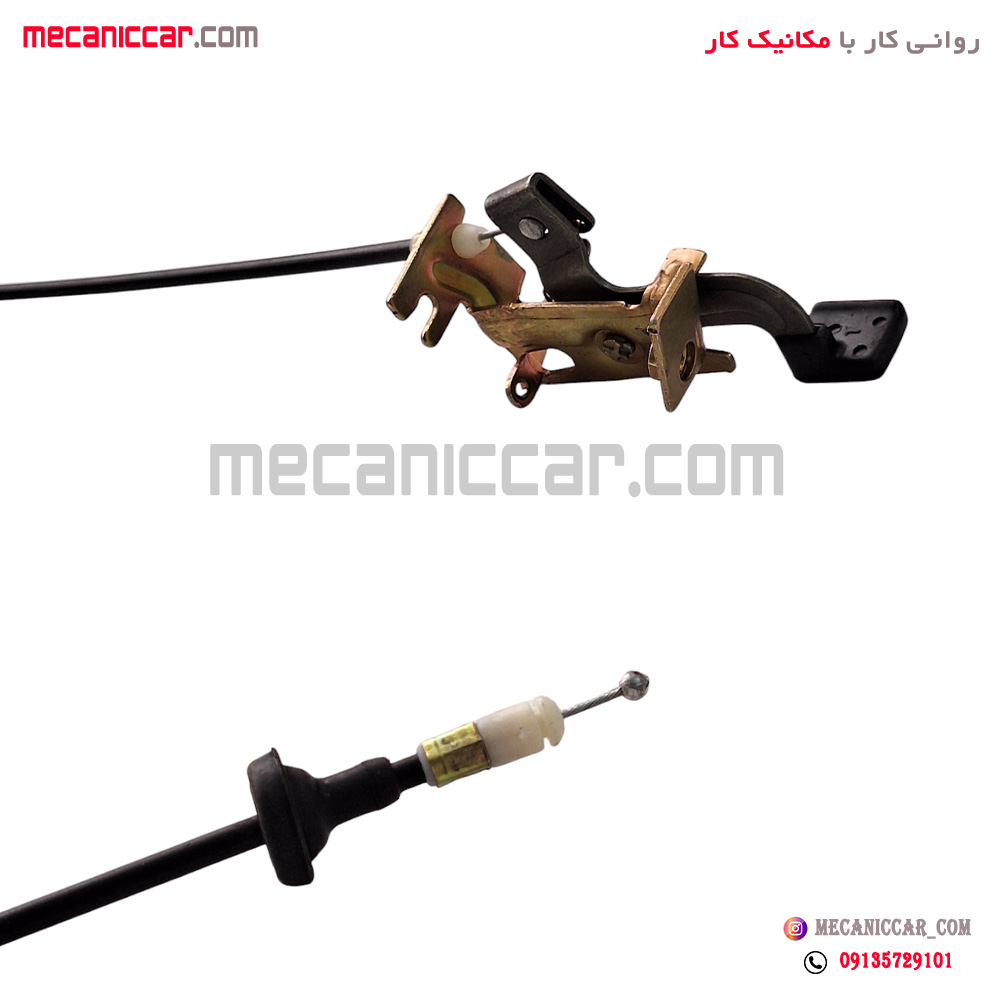 مجموعه سیم (کابل) رهاکننده درب باک پراید وانت 151 سبزوار