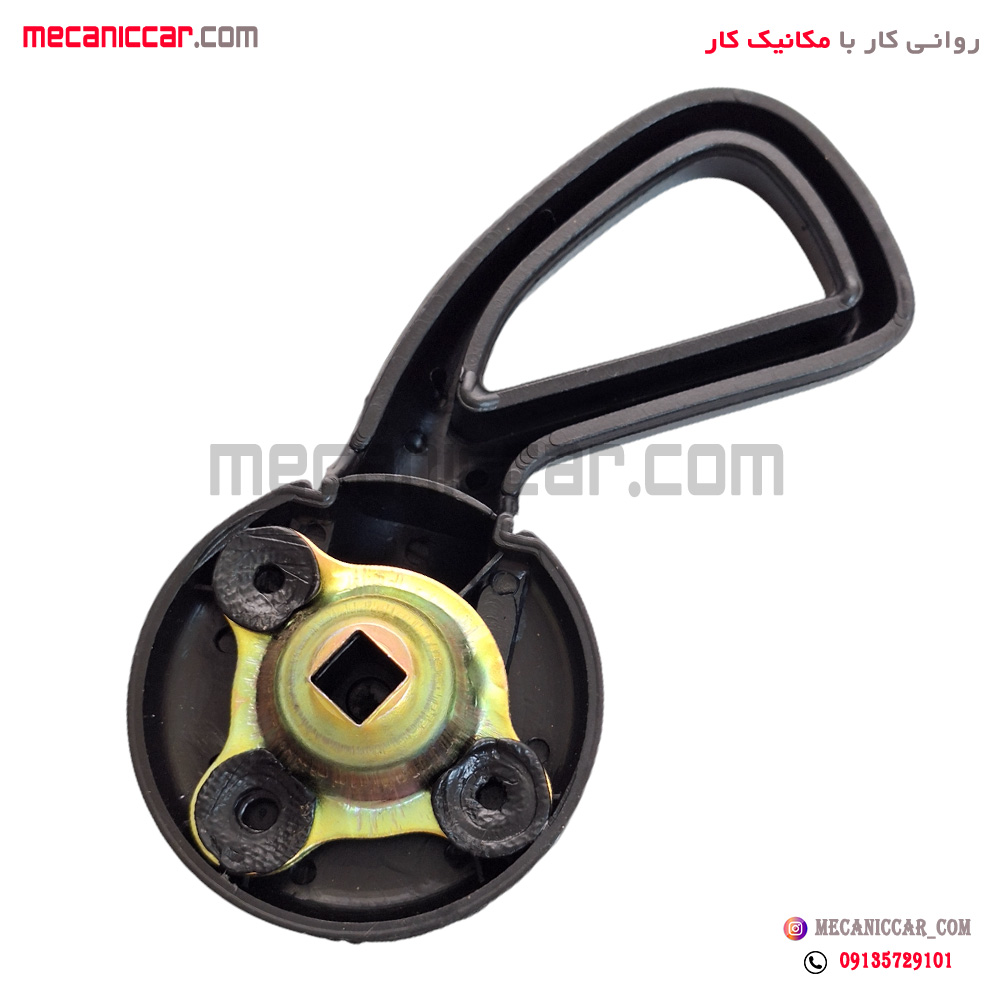 دستگیره تنظیم بخواب صندلی مغزی فلزی جلو چپ پژو 206 مژده وصل