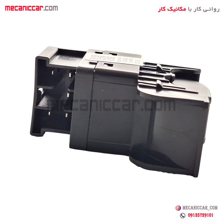 کلید شیشه بالابر راست تک پل جلو راست طرح جدید نور سفید پژو پارس کروز