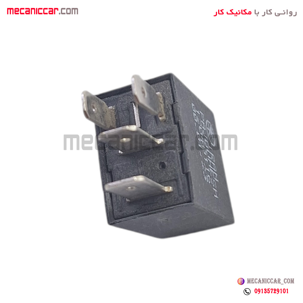 میکرو رله 4 فیش مشکی 35 امپر رانا و سمند و پژو 206 دناکو