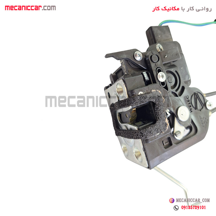 مجموعه قفل کابلی کامل درب عقب راست با محرک کوئیک s متک