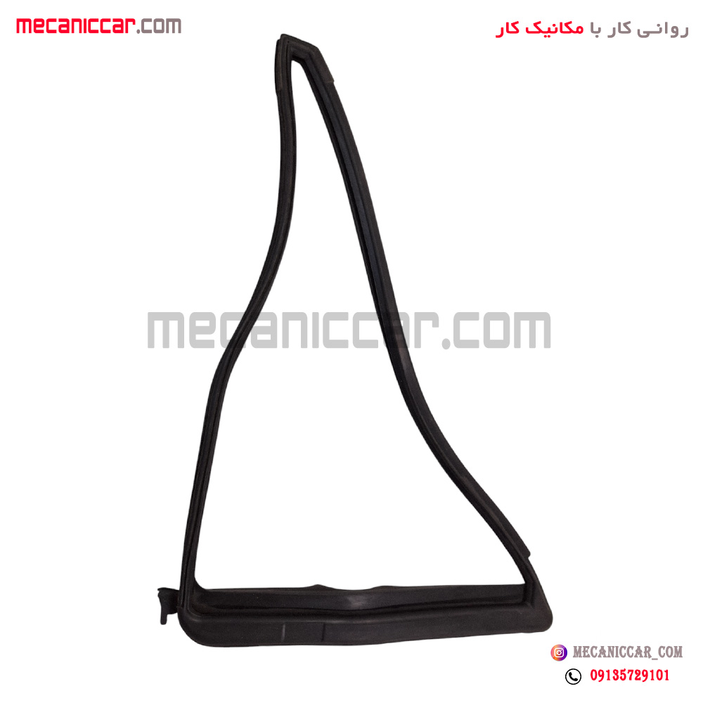 نوار دور شیشه لچکی درب عقب چپ پراید