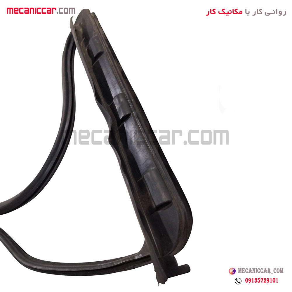 نوار دور شیشه لچکی درب عقب راست پراید